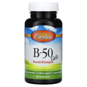 Carlson, B-50 Gels, 50 софтгель (50 порций)