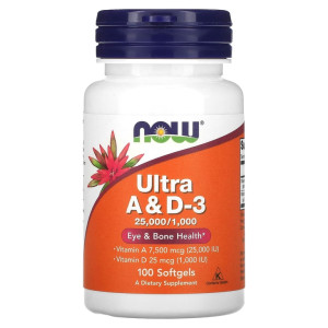 NOW, Ultra A&D, 100 софтгель (100 порций)