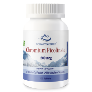 Norway Nature, Chromium Picolinate, 100 табл (100 порций)
