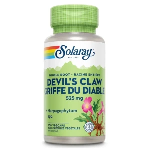 Solaray, Devils Claw 525 мг, 100 капс (100 порций)