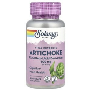 Solaray, Artichoke 600 мг, 60 капс