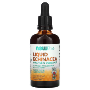 NOW, Kids Liquid Echinacea, 59 мл (197 порций)