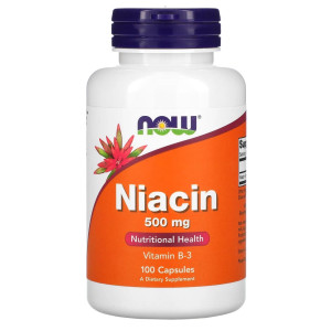 NOW, Niacin 500 мг