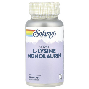 Solaray, L-Lysine Monolaurin, 60 табл