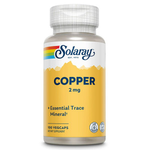 Solaray, Copper 2 мг, 100 капс (100 порций)