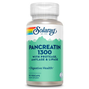 Solaray, Pancreatin 1300 мг, 90 капс (90 порций)