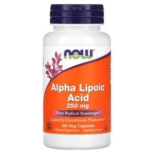 NOW, Alpha Lipoic Acid 250 мг