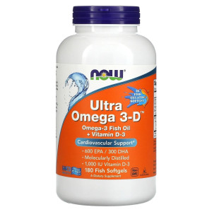 NOW, Ultra Omega 3D 900 мг