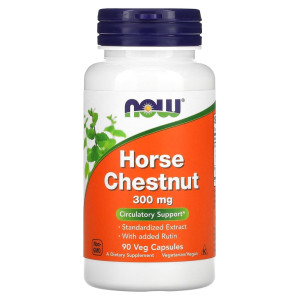 NOW, Horse Chestnut 300 мг (90 капсул)