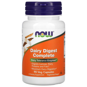 NOW, Dairy Digest Complete, 90 капс (90 порций)