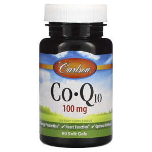 Carlson, CoQ10 100 мг, 90 капс (90 порций)