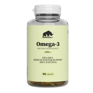 Primekraft, Omega-3 1000 мг, 90 капс (30 порций)
