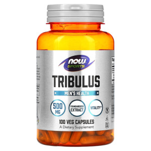 NOW, Tribulus 500 мг, 100 капс (100 порций)
