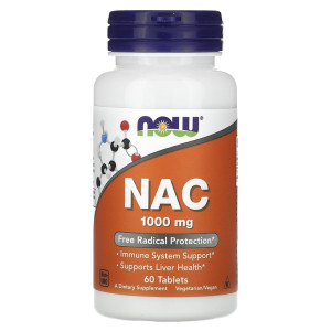 NOW, NAC 1000 мг