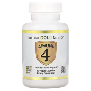 California Gold Nutrition, Immune4, 60 капс (60 порций)