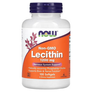 NOW, Lecithin 1200 мг