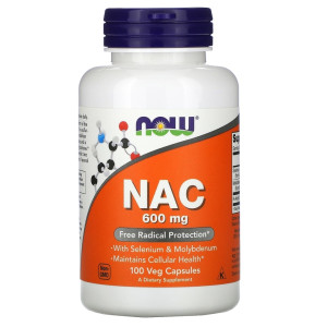 NOW, NAC 600 мг