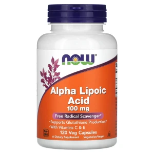 NOW, Alpha Lipoic Acid 100 мг