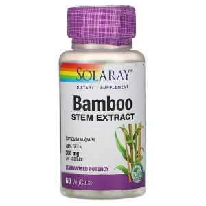 Solaray, Bamboo Stem Extract 300 мг, 60 капс (30 порций)