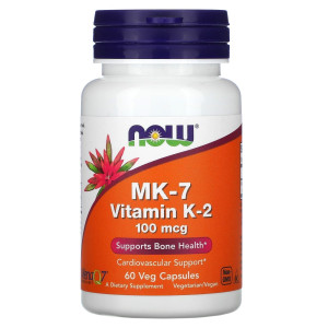 NOW, MK-7 Vitamin K-2 100 мкг