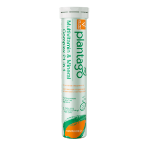 Plantago, Multivitamin & Mineral Complex 21 в 1, 20 табл (20 порций)