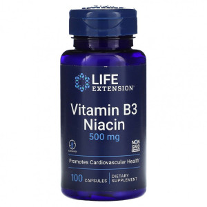 Life Extension, B-3 500 мг, 100 капс (100 порций)