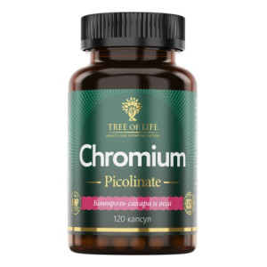 TREE OF LIFE, Picolinate Chromium, 120 капс