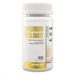 MAXLER, Chromium Picolinate 250 мкг, 100 капс (100 порций)