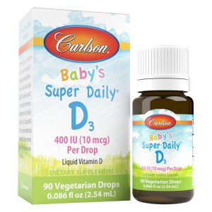 Carlson, D3 Baby 400 ME, 10,3 мл (90 порций)