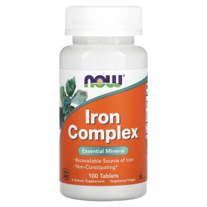 NOW, Iron Complex, 100 табл (100 порций)