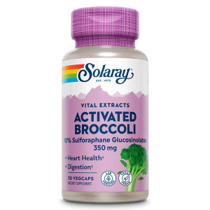 Solaray, Activated Broccoli 350 мг, 30 капс (30 порций)
