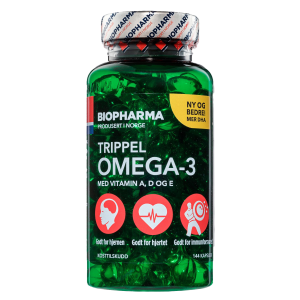 Biopharma, Trippel Omega-3, 144 капс (72 порции)