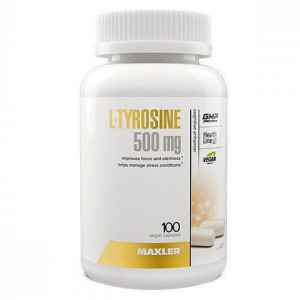 MAXLER, L-Tyrosine 500 мг, 100 капс (100 порций)