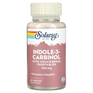 Solaray, Indol-3 Carbinol 100 мг, 30 капс (30 порций)