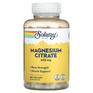 Solaray, Magnesium Citrate 400 мг