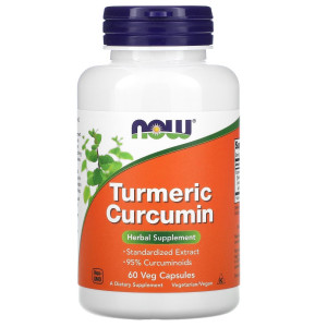 NOW, Turmeric Curcumin 665 мг, 60 капс (60 порций)