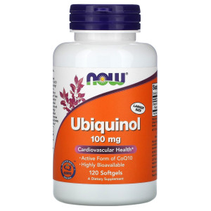 NOW, Ubiquinol 100 мг