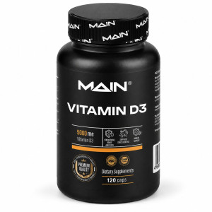 MAIN, D3 5000 МЕ, 120 капс (120 порций)
