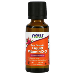 NOW, Liquid Vitamin D3 1000 МЕ, 30 мл (750 порций)