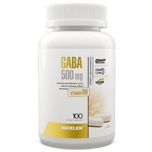 MAXLER, GABA 500 мг, 100 капс (100 порций)